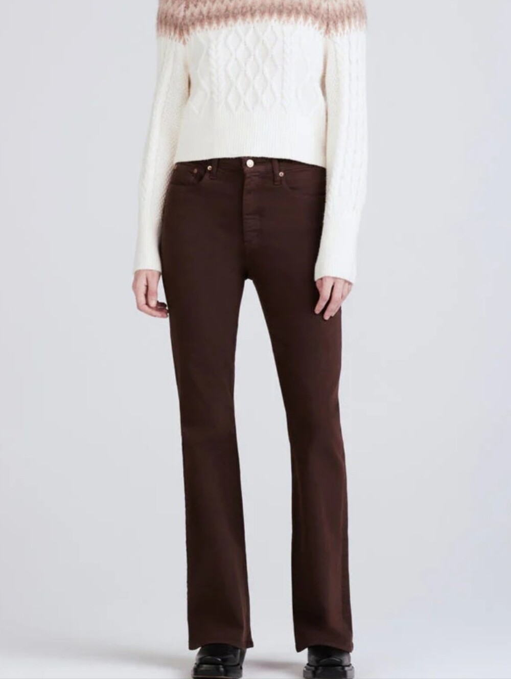 Derek Lam 10 Crosby High Rise Flare Denim